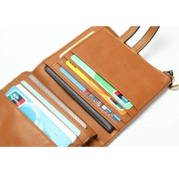 New Genuine Leather wallet Soft Bifold Rfid for Men - Picture 6 of 8